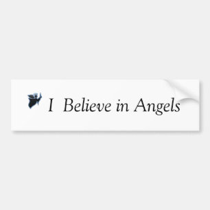 I Believe in Angels Bumper sticker