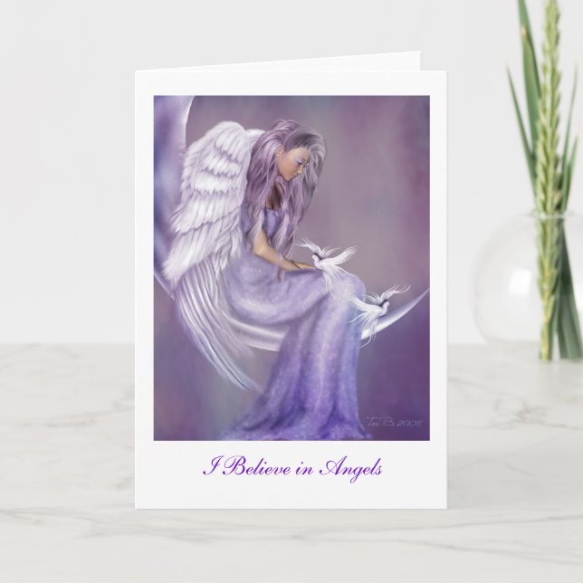 I Believe In Angels Card (Front)