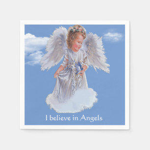 I believe in Angels Napkin