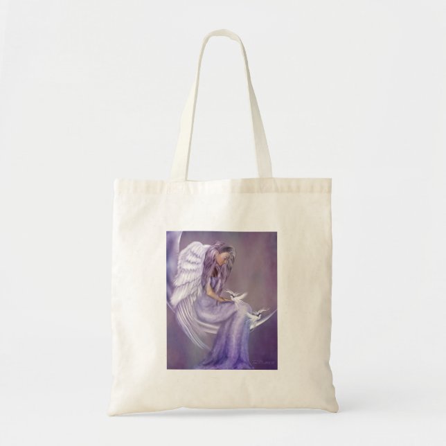 I Believe In Angels Tote Bag (Front)