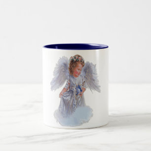 I believe in Angels Two-Tone Coffee Mug