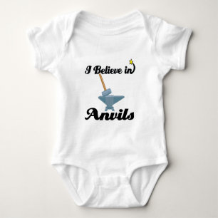 i believe in anvils baby bodysuit