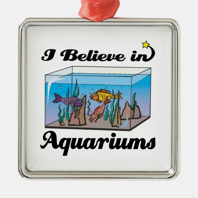 i believe in aquariums metal tree decoration (Front)