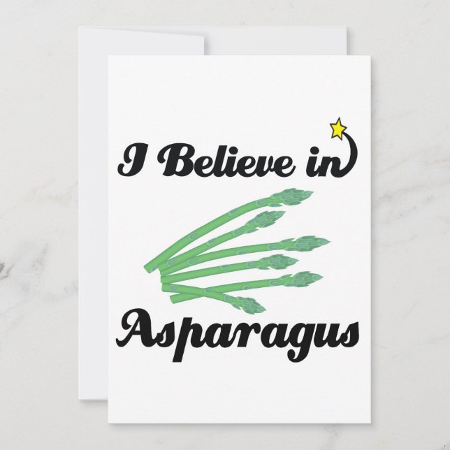 i believe in asparagus (Front)
