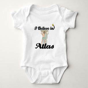 i believe in Atlas Baby Bodysuit