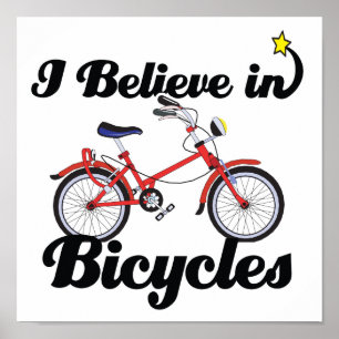 i believe in bicycles poster