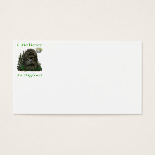 I believe in Bigfoot