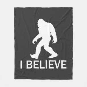 I believe in Bigfoot Fleece Blanket