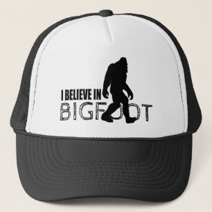 I Believe in Bigfoot  Funny Sasquatch Trucker Hat