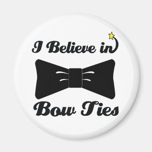 i believe in bow ties magnet