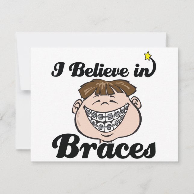 i believe in braces (Front)