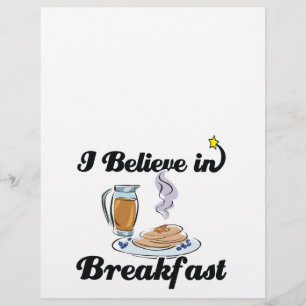 i believe in breakfast flyer