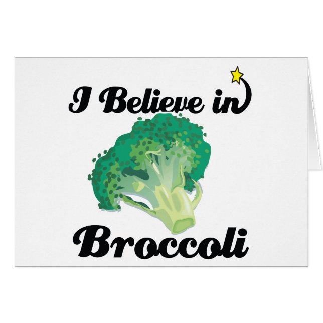 i believe in broccoli (Front Horizontal)