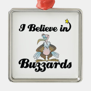 i believe in buzzards metal tree decoration