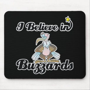 i believe in buzzards mouse mat
