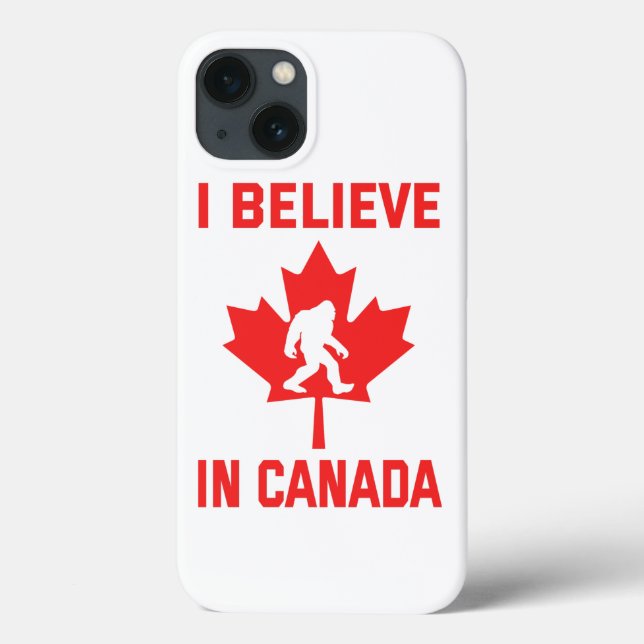 I Believe In Canada - Funny Bigfoot  Case-Mate iPhone Case (Back)