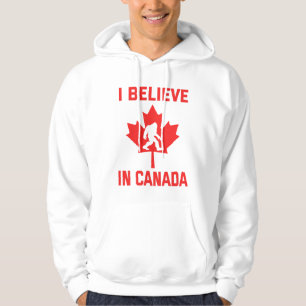 I Believe In Canada - Funny Bigfoot     Hoodie