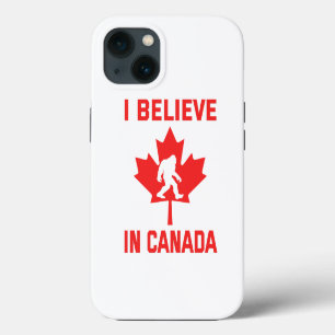 I Believe In Canada - Funny Bigfoot iPhone 13 Case