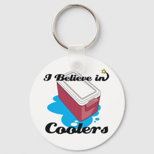 i believe in coolers key ring