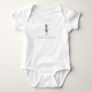 I believe in fairies! baby bodysuit