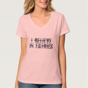 I Believe In Fairies Celtic Knot Design T-Shirt