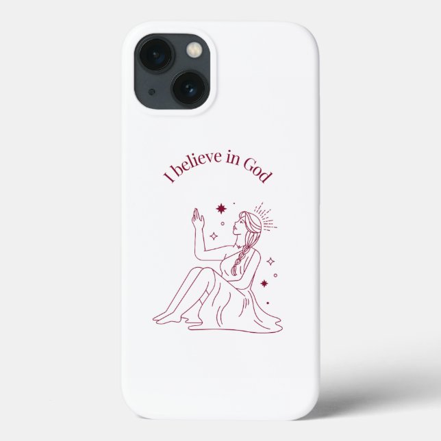I Believe in God – Faith & Spirituality Ar Case-Mate iPhone Case (Back)