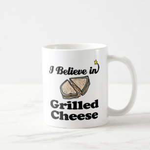 i believe in grilled cheese coffee mug