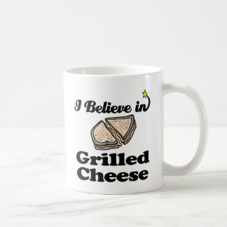 i believe in grilled cheese coffee mug
