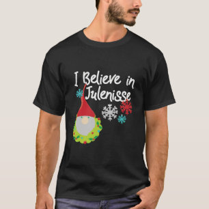 I Believe In Julenisse Nisse Norwegian Holiday T-Shirt