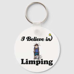 i believe in limping key ring