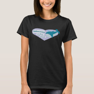 I believe in love at first splash cute whale T-Shirt
