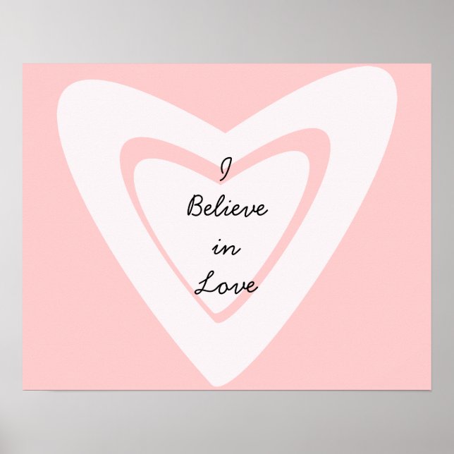 I Believe in Love Poster (Front)