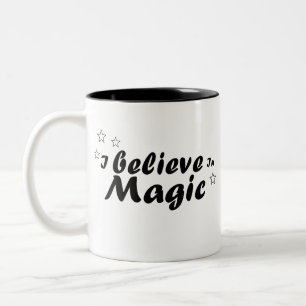 I Believe In Magic Two-Tone Coffee Mug