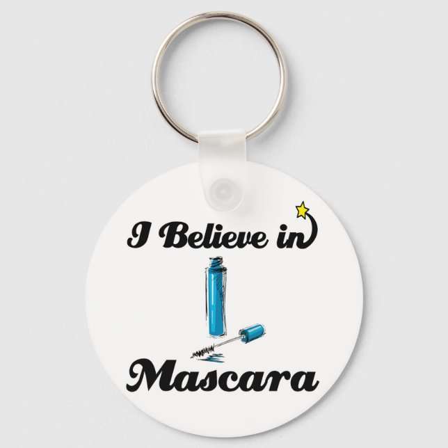 i believe in mascara key ring (Front)