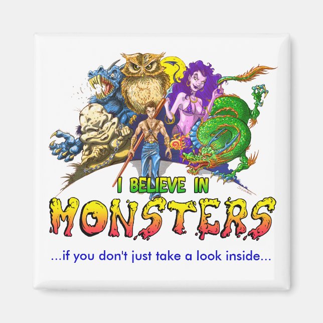 I believe in Monsters Magnet (Front)
