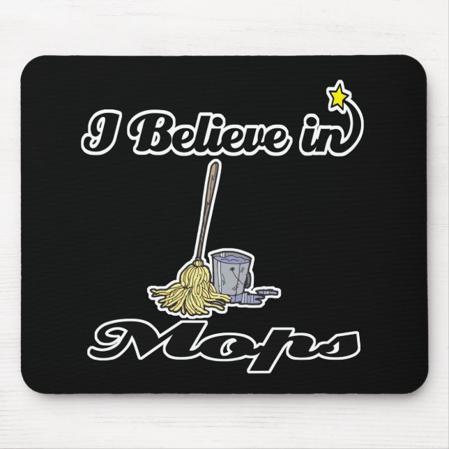 i believe in mops mouse mat (Front)