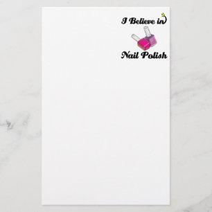 i believe in nail polish stationery