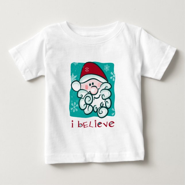 I Believe in Santa Christmas TShirt (Front)