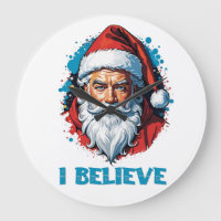 I Believe in Santa Claus Graffiti Style Design