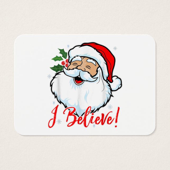I Believe In Santa Claus T-Shirt Funny Christmas H (Front)