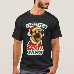 I Believe in Santa Paws Anatolian Shepherd Dog Hat T-Shirt