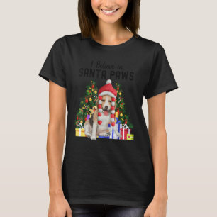 I Believe In Santa Paws Cute Christmas Beagle Pu T-Shirt