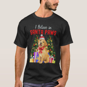 I Believe In Santa Paws Cute Christmas Labrador P T-Shirt