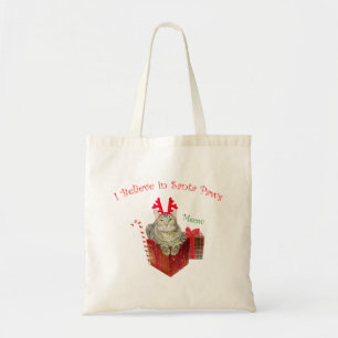 I Believe in Santa Paws Tote Bag