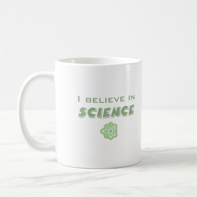 I Believe In Science Coffee Mug (Left)