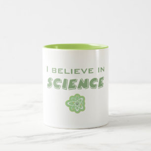 I Believe In Science Two-Tone Coffee Mug