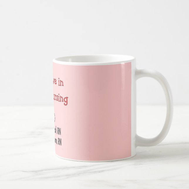 I believe in TEAM Nursing--Hilarious Nurse Gifts Coffee Mug (Right)
