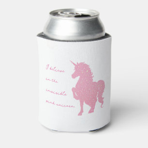 I believe in the invisible pink unicorn. can cooler