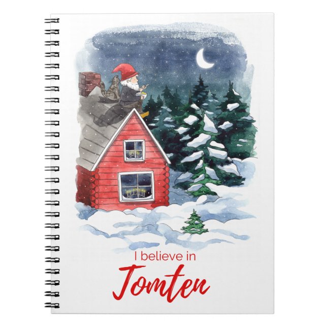 I Believe in Tomten Notebook (Front)