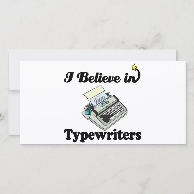 i believe in typewriters (Front)
